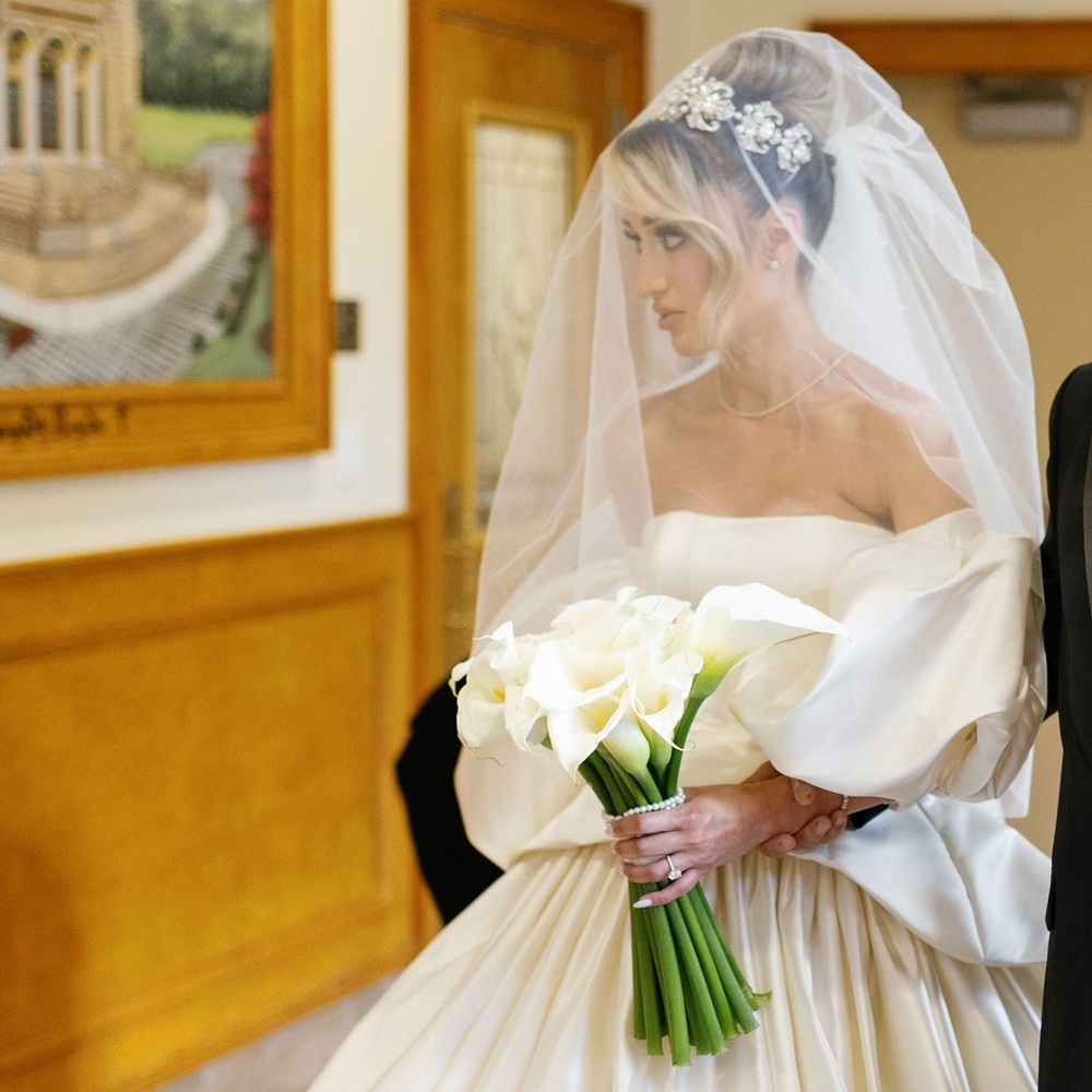 Pearl Wedding Veil - Picture 4 of 4